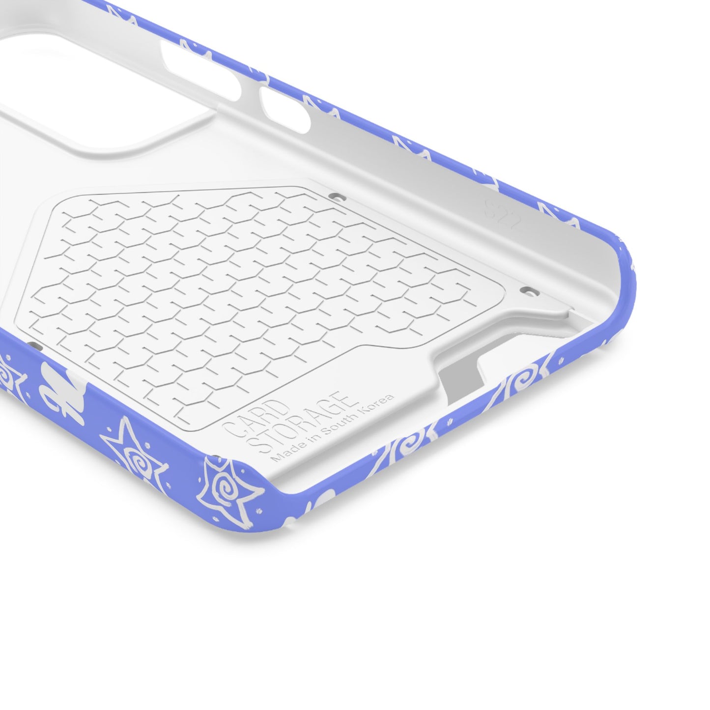 Her Star Phone Case With Card Holder-Periwinkle