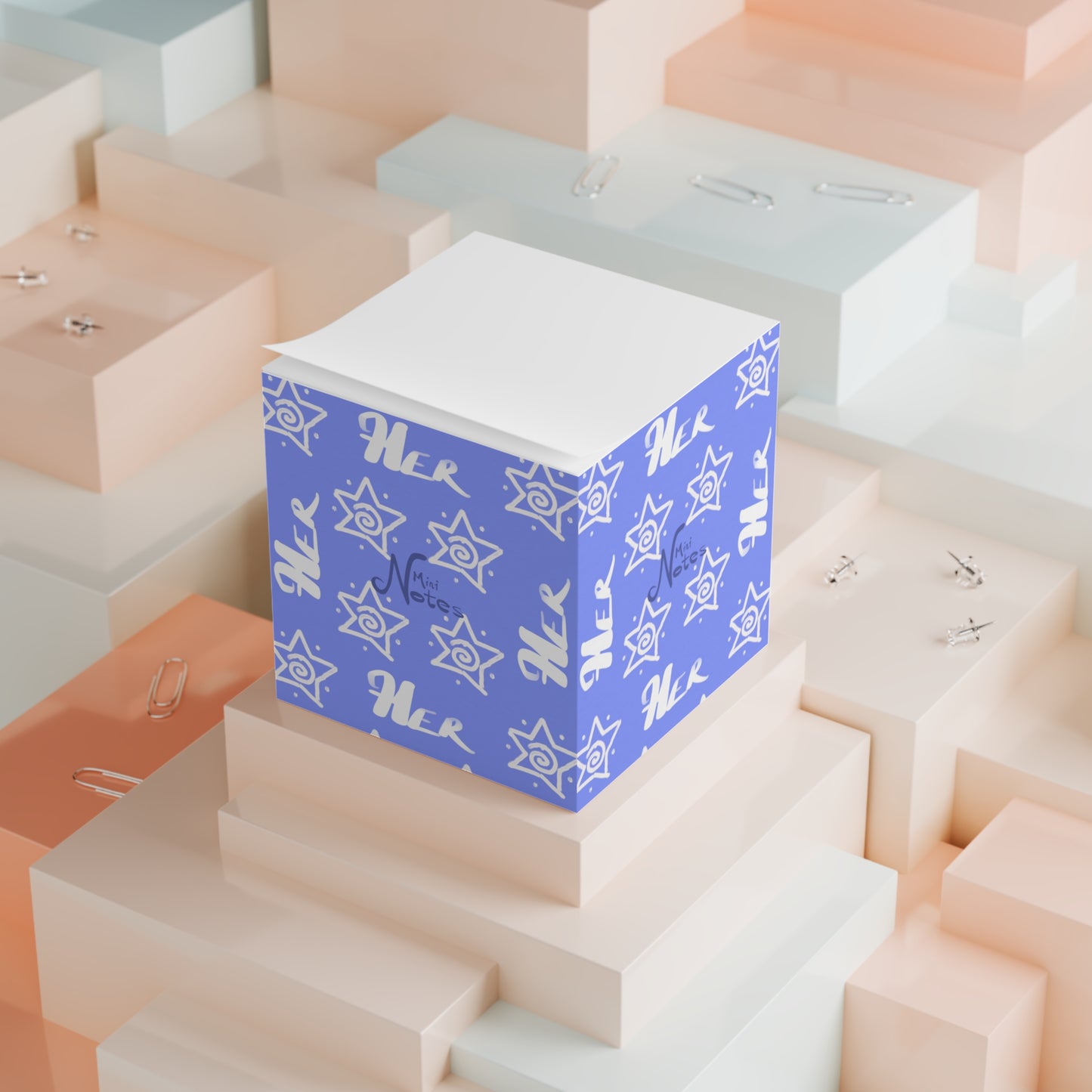 Her Mini Notes Cube — Sticky Note Pad