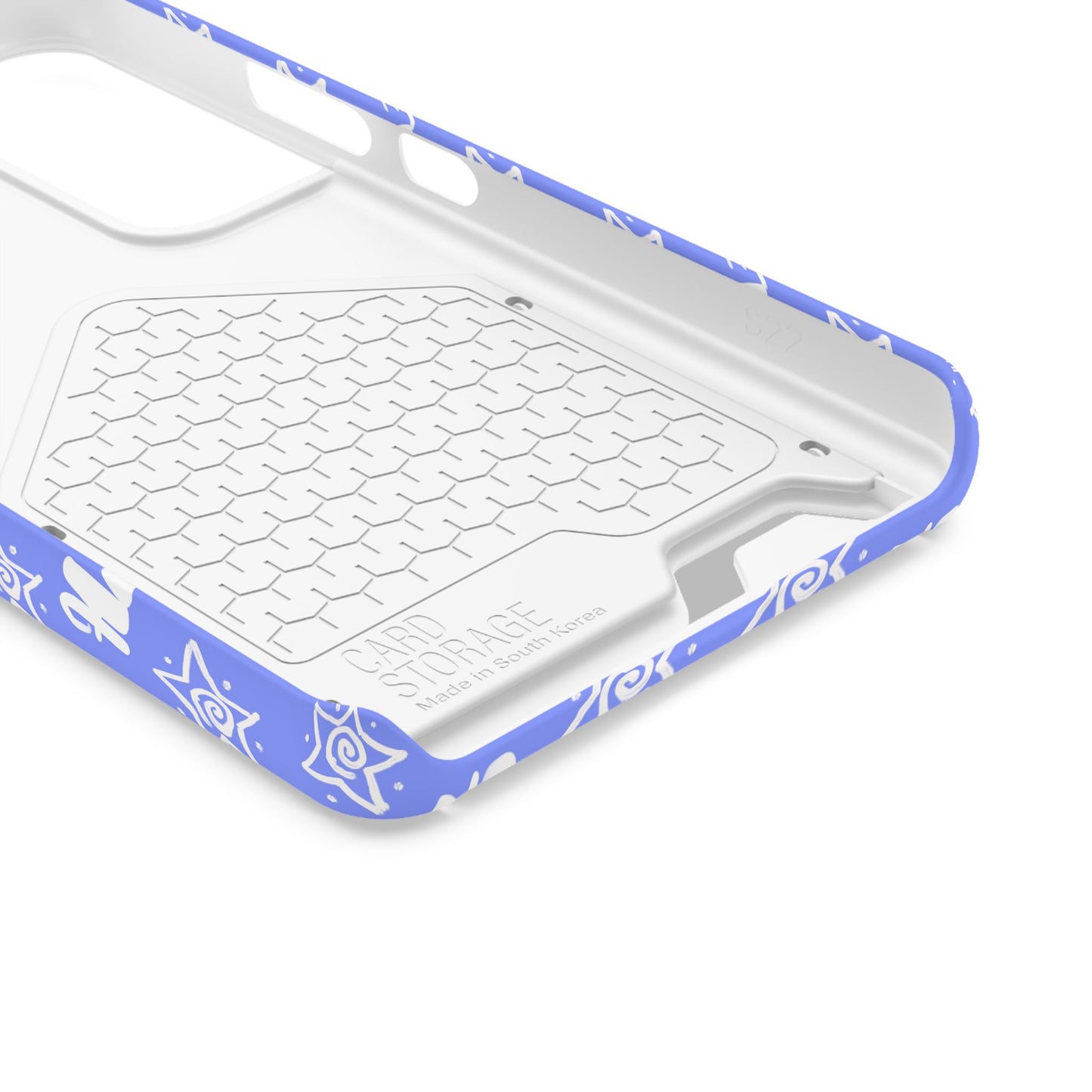 Her Star Phone Case With Card Holder-Periwinkle