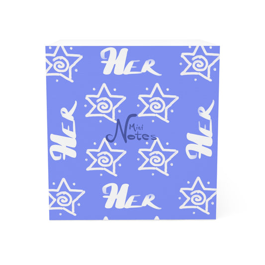 Her Mini Notes Cube — Sticky Note Pad